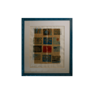 Obra Abstracto de Polet Faundez (78x89 cm) enmarcado