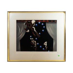 Grabado digital intervenido 19/50 de Mario Toral (88x76 cm)