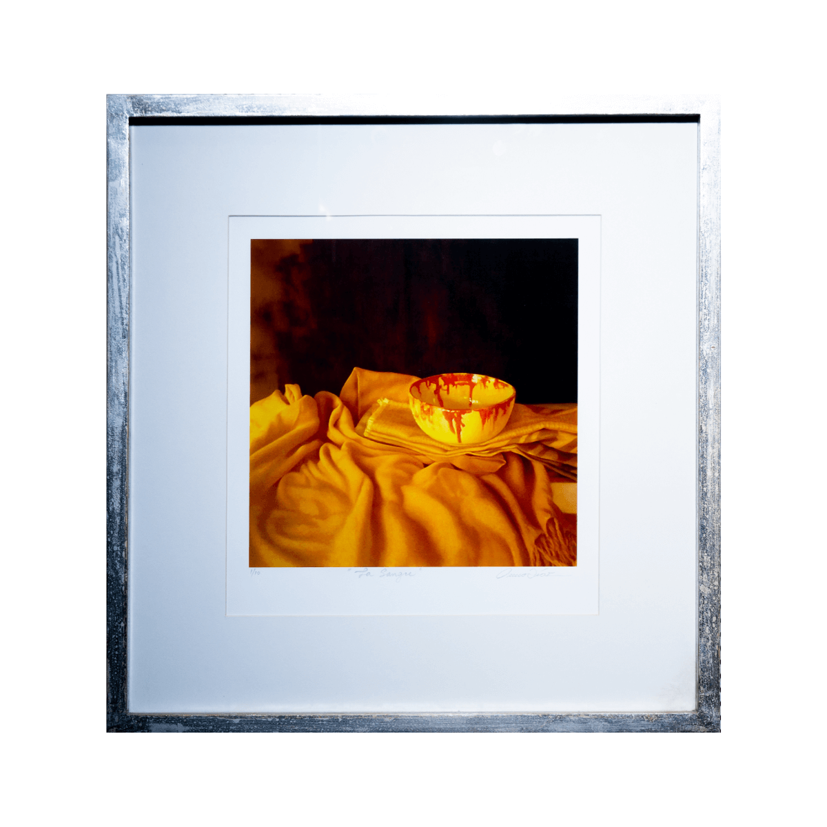 Grabado Intervenido Enmarcado Vintage enmarcada (55.5x58 cm) con tonos cálidos