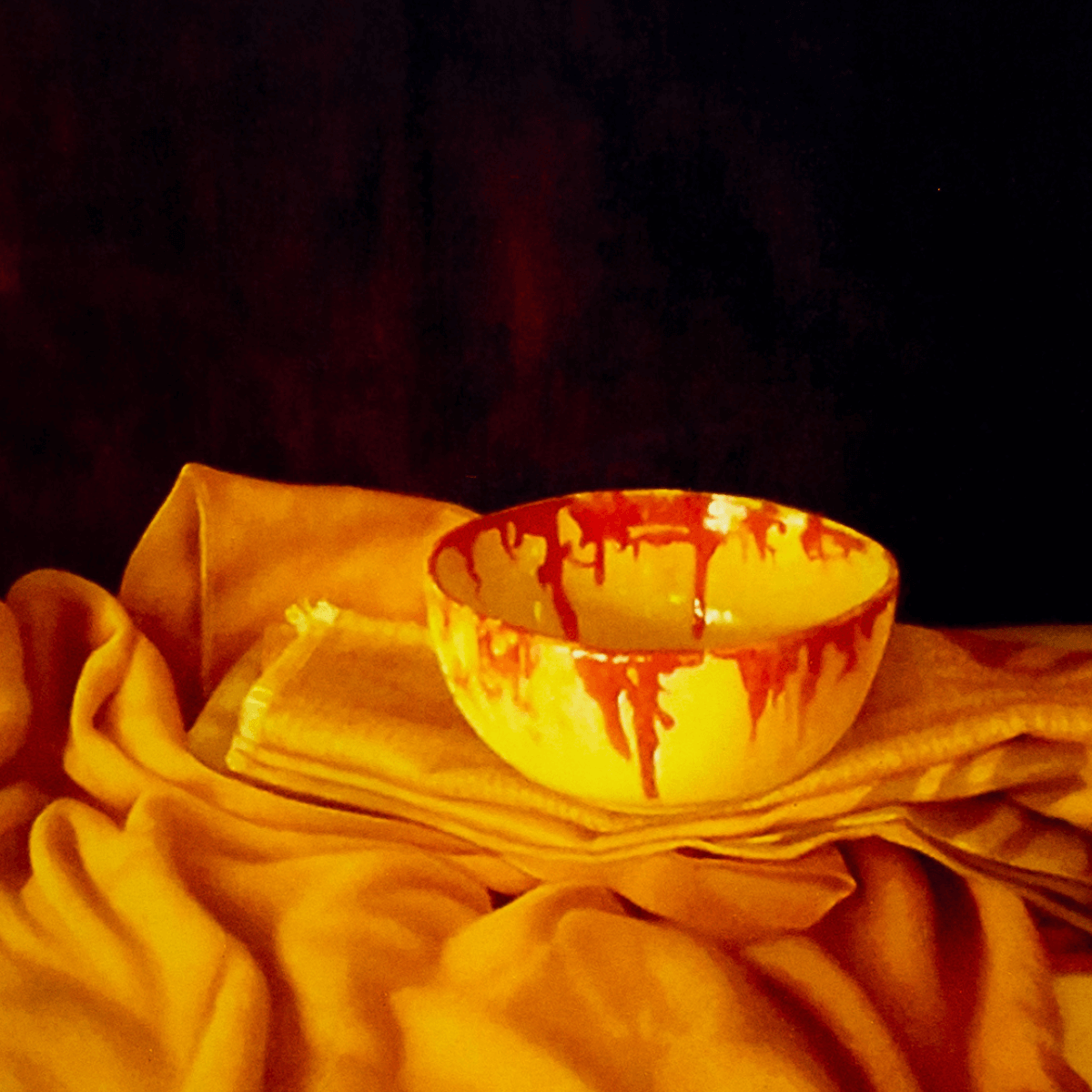 Grabado Intervenido Enmarcado Vintage enmarcada (55.5x58 cm) con tonos cálidos - Imagen 3