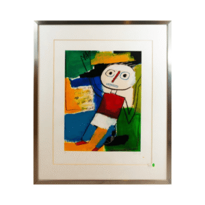 Grabado digital intervenido Abstracta Moderna de Catalina Abbott (80.5x97 cm)