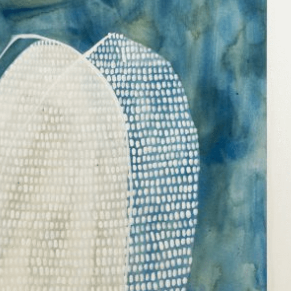 Acuarela de Polet Faúndez: Paisaje Abstracto Vivid de 85x71 cm - Imagen 2