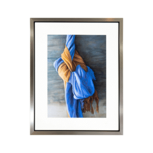 Grabado Digital Intervenido de Marco Antonio Díaz: Textiles Abstractos (77x97 cm)