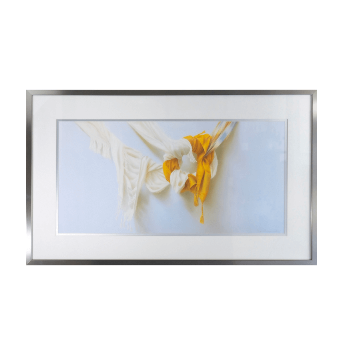 Grabado digital intervenidode Textiles Amarillos de Marco Antonio Díaz (127x77 cm)