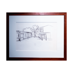 Sketch en Blanco y Negro (77.5x61.5 cm) - Encanto Costero