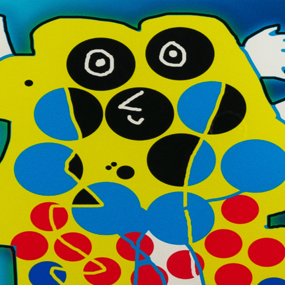 Pintura Abstracta de Totoy Zamudio (60x70 cm) - Imagen 2