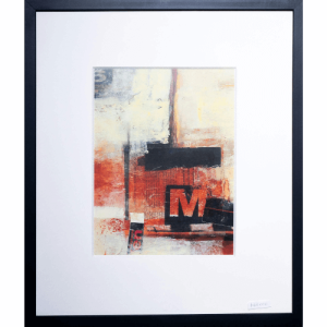 Obra Enmarcada - Abstracto Expresionismo (48x57 cm)