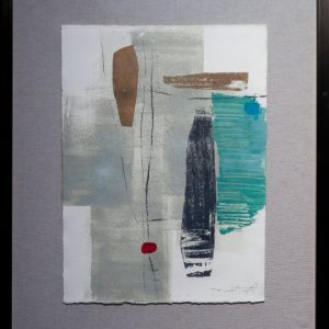 Abstract Painting - Geometric Colors (45.5x56 cm)