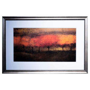 Abstract Landscape Painting: Vivid Modern Artwork (81x54 cm)