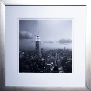 Fotografía en Blanco y Negro del Empire State (49x49 cm)