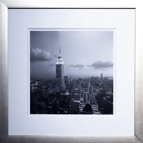 Fotografía en Blanco y Negro del Empire State (49x49 cm)