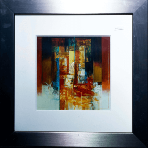 Brent Nelson - Pintura Abstracta Moderna (48x48 cm)