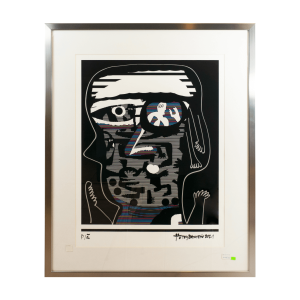 Totoy Zamudio - Cabeza Abstracta Moderna (76x92.5 cm)