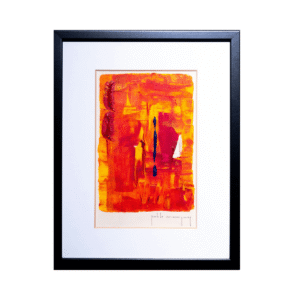 Pintura Abstracta de Estilo Moderno (33.5x44 cm)