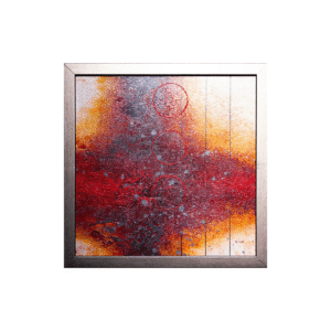 Pintura Abstracta de Artista Moderno (43x43 cm)