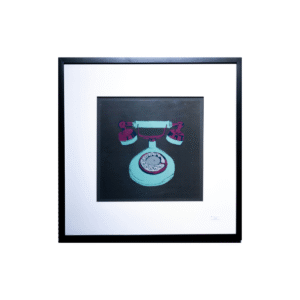 Rotary Dial Telephone Art Print de Autor Desconocido (56x56 cm)