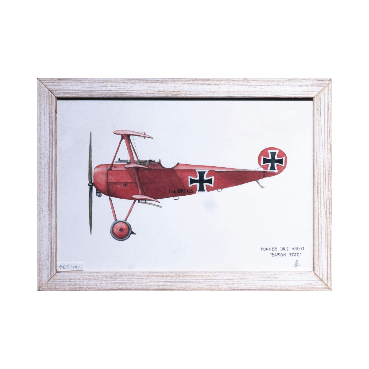 Biplano Histórico de Triano del Valle (28.5x21 cm)