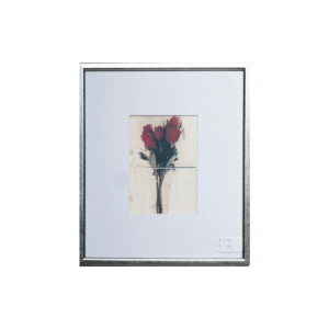 Pintura de Rosas Rojas en Acuarela - Arte Moderno (28x34 cm)