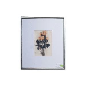 Clásico Arte Vivo enmarcado con Ramo de Flores (28x34 cm)