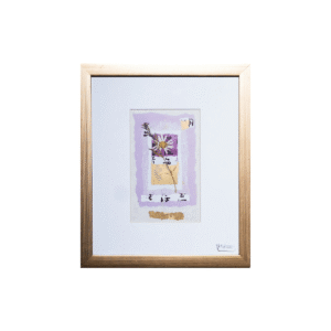 Vintage Artwork by Anonymous (28x33 cm) - Love, Breakdown, Flower