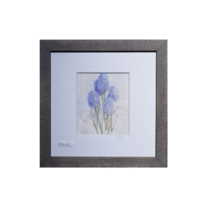 Blossom of Hope - Pintura Pastel de Flores Moradas (18x24 in)