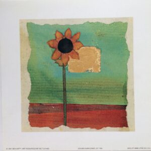 Golden Sunflower - Laminas de Flores (20.5x20.5 cm)