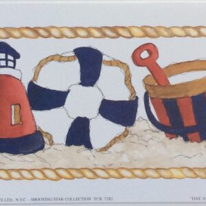 Lámina Infantil - Day at the Beach I (25x10 cm)