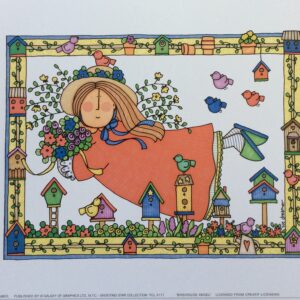 Lámina Infantil Birdhouse Ángel - Sue Dreamer (25x20cm)