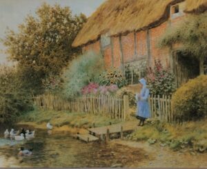 Lámina Clásica de Arte Desconocido - 25x20 cm