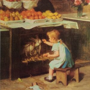 Lámina de Arte Clásica - Fruit for the Rabbits (20x25 cm)