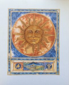 THE SUN by S. NOVAK - Laminas Esotéricas (20x25 cm)