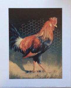 Escultura Metálica Moderna - Corazón Abstracto (30cm)