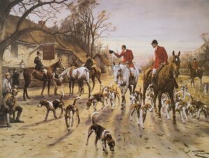 Lámina de Arte - A Hunting Morning (32x24.5 cm)