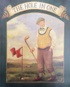 Lámina de Arte 'The Hole in One' - 40x50 cm