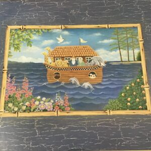 Lámina Infantil - Noah’s Ark de Elizabet Brownd (50x40 cm)
