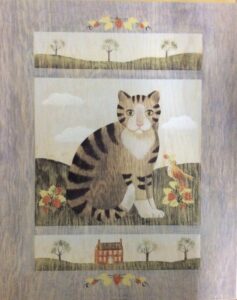 Lámina de Arte - Posing Cat (40x50 cm)