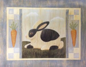 Obra de Totoy Zamudio - Grabado Digital Intervenido (100x73 cm)