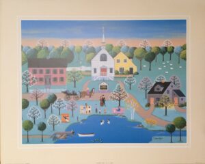 Lámina Country Pond - Colleen Sgroi (50x40 cm)