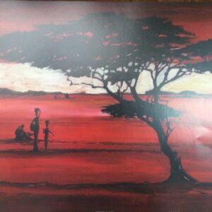 Lámina de Arte Crimson Earth - J Hawkins (50x40 cm)