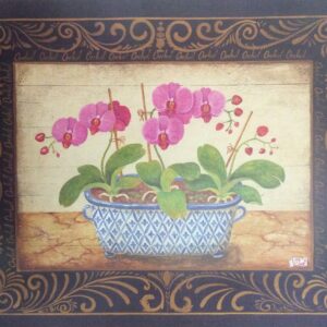 Lámina de Arte - Orchids in a Bowl (50x40 cm)