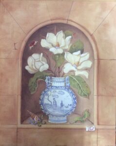 Obra de Totoy Zamudio - Grabado Digital Intervenido (100x73 cm)