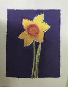 Daffodil - Arte Floral de Susan Zulauf (40x50 cm)