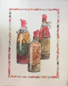 Lámina de Arte - Vegetable Bottles (40x50 cm)