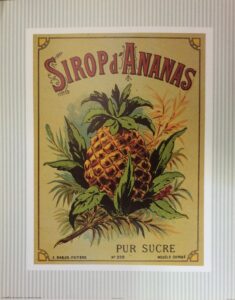 Lámina SIROP DÀNANAS - Arte Frutas (40x50 cm)