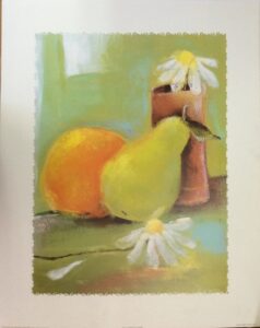 Lámina de Arte N. Evans - Fruits & Daisies (40x50 cm)