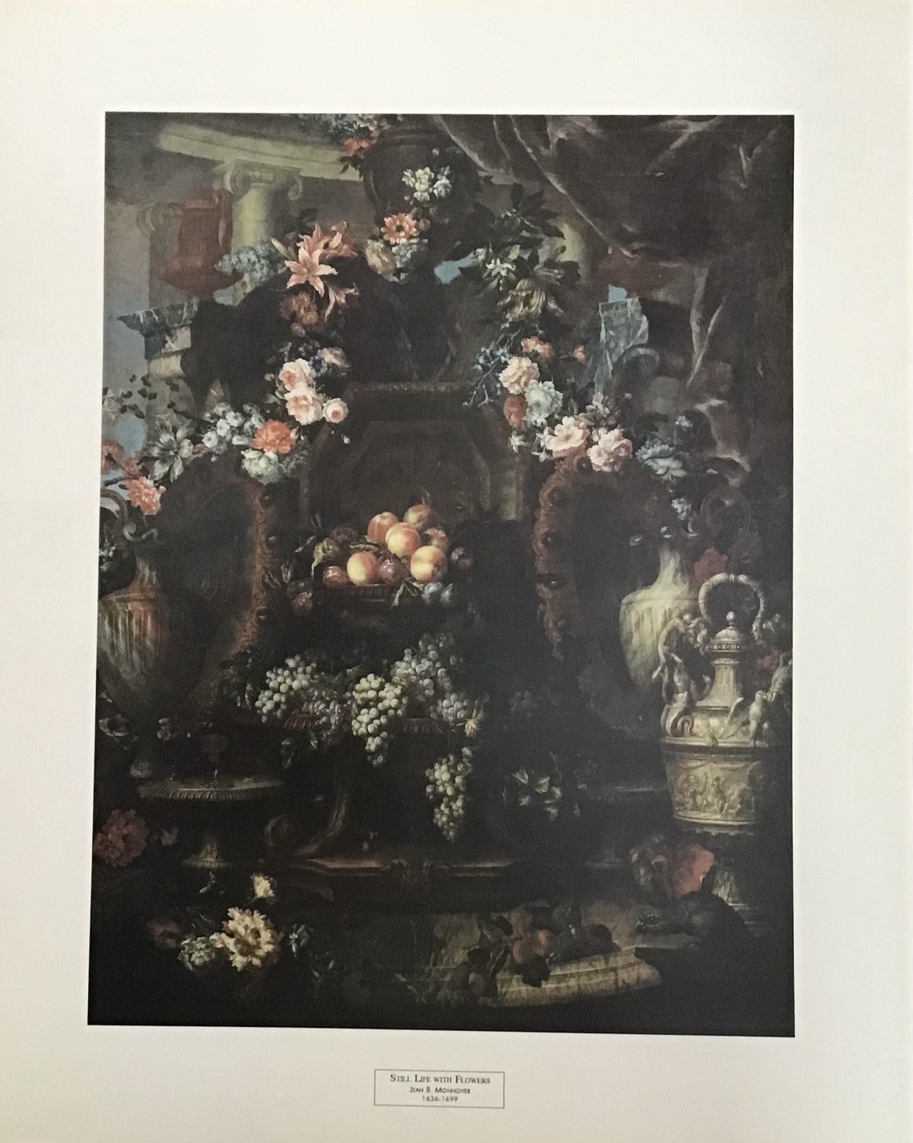 Still Life with Flowers - Lamina Artística (4x50 cm)