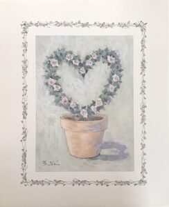 Lámina de Arte - HEART TOPIARY (40x50 cm)