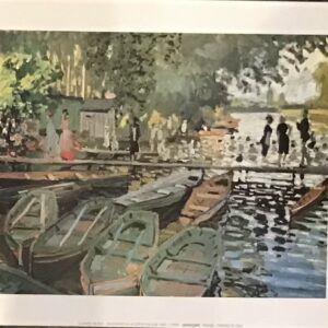 Bagnanti Alla Grenouillere - Claude Monet (30x24 cm)