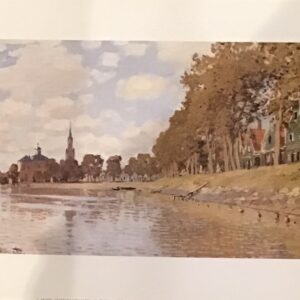 Lámina de Arte Clásica - Zaandam de Claude Monet (30x24 cm)