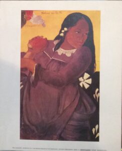 Lámina de Arte Clásico - Vahine no te vi (24x30 cm)